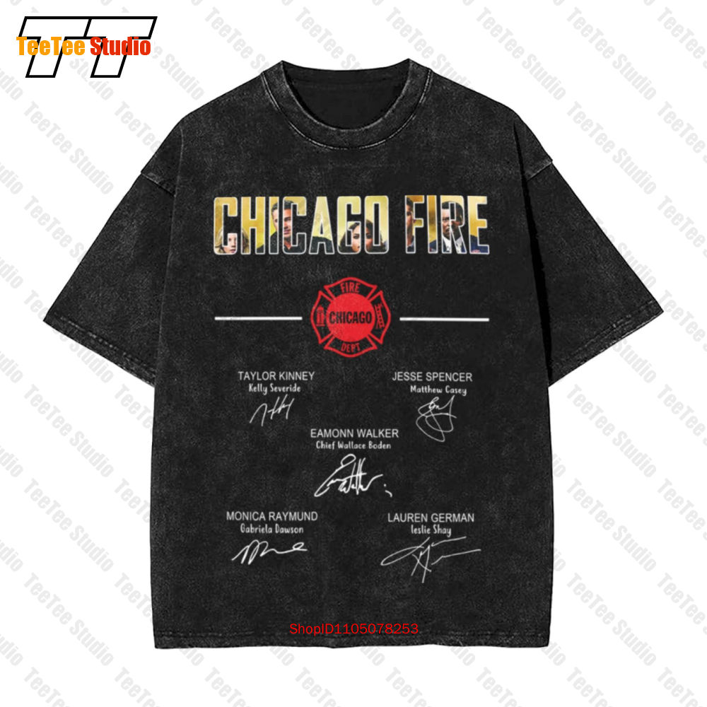 Street Fashion Chicago - Chicago Fire Signatures Film Vintage Oversized