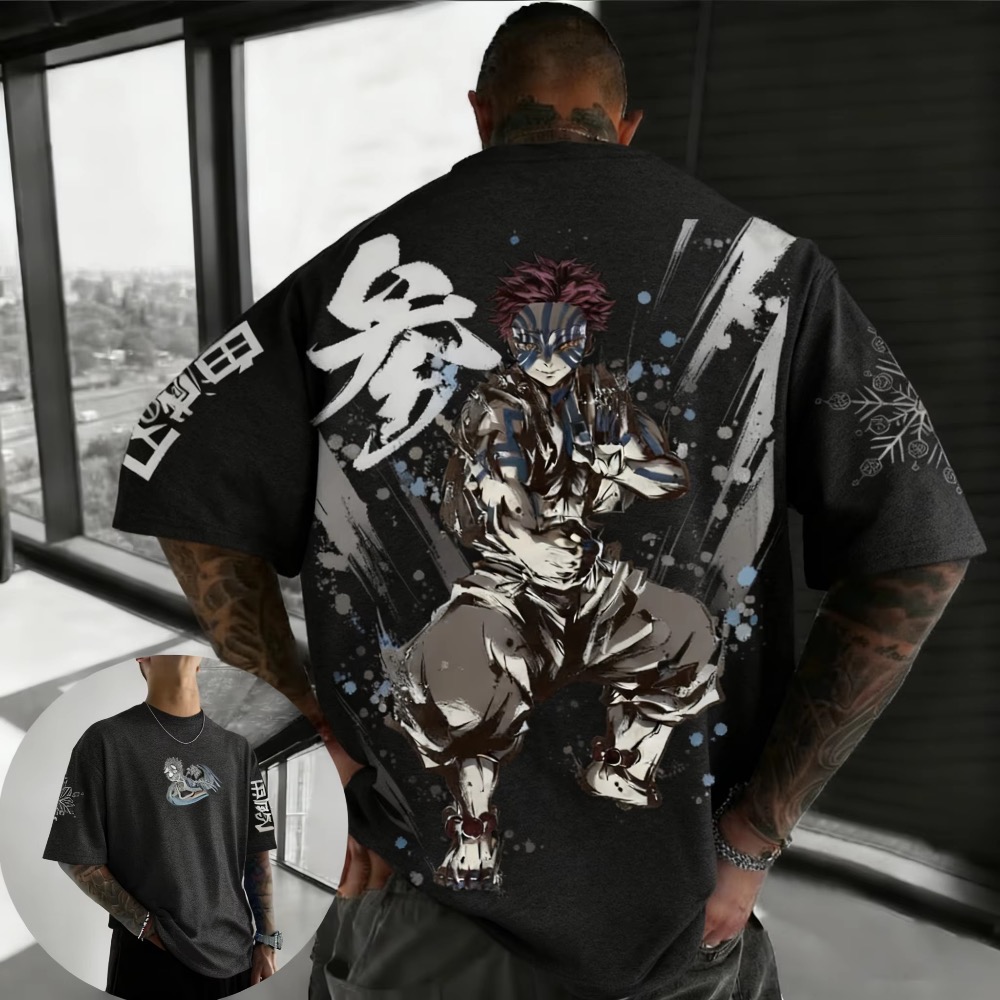 Street Fashion Of Japan - Summer Plus Size Demon Slayer Anime