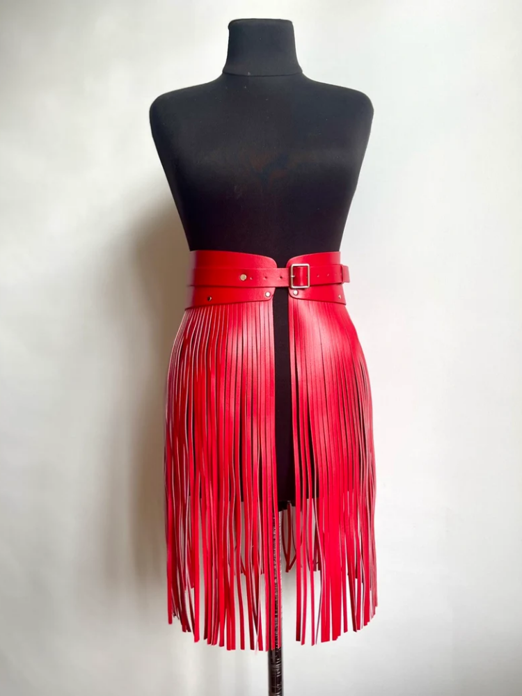 Street Fashion Europe - 2025 Women's Fashion Pu Leather Halter