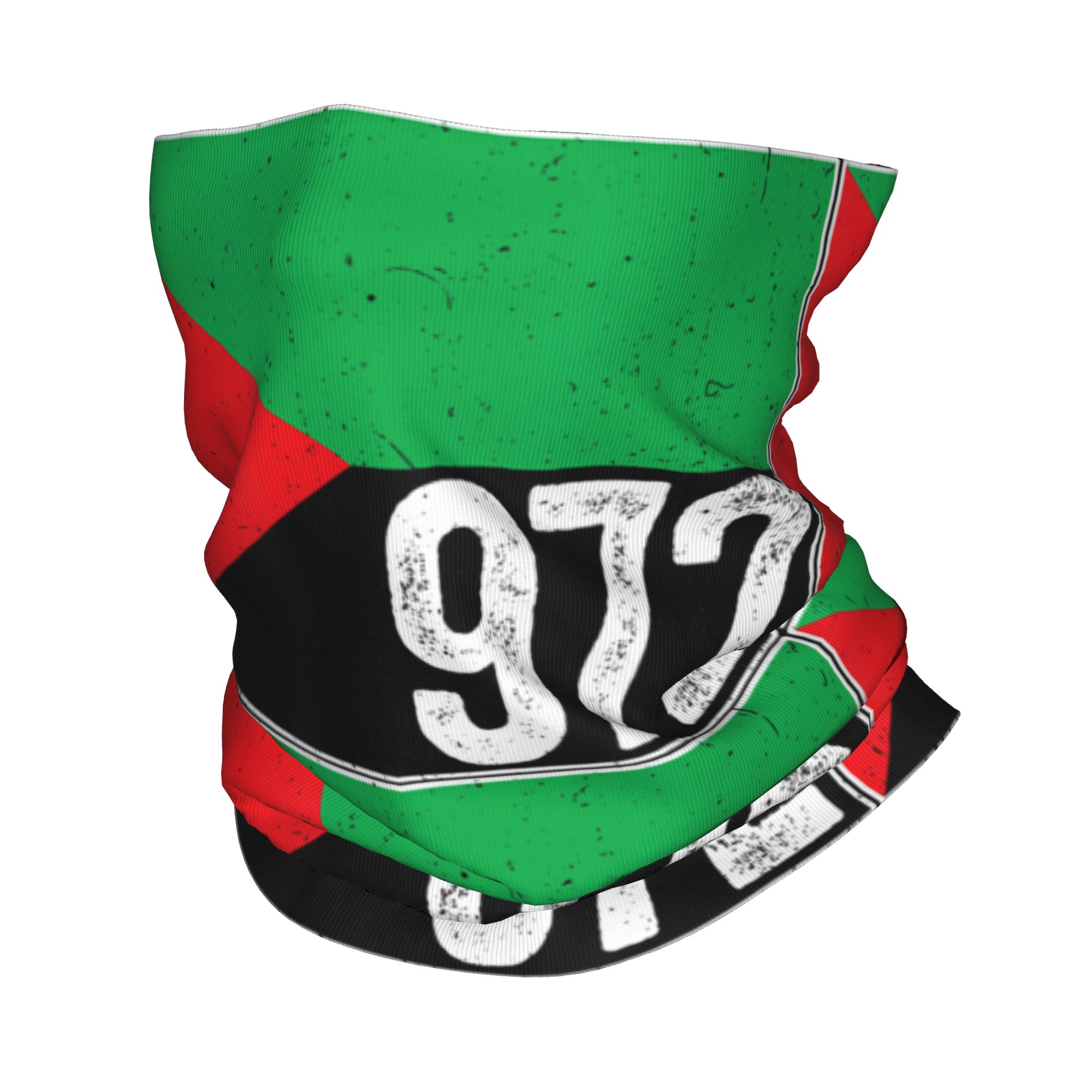 Balaclava Face Mask - Martinique 972 Madinina Flag Bandana Neck