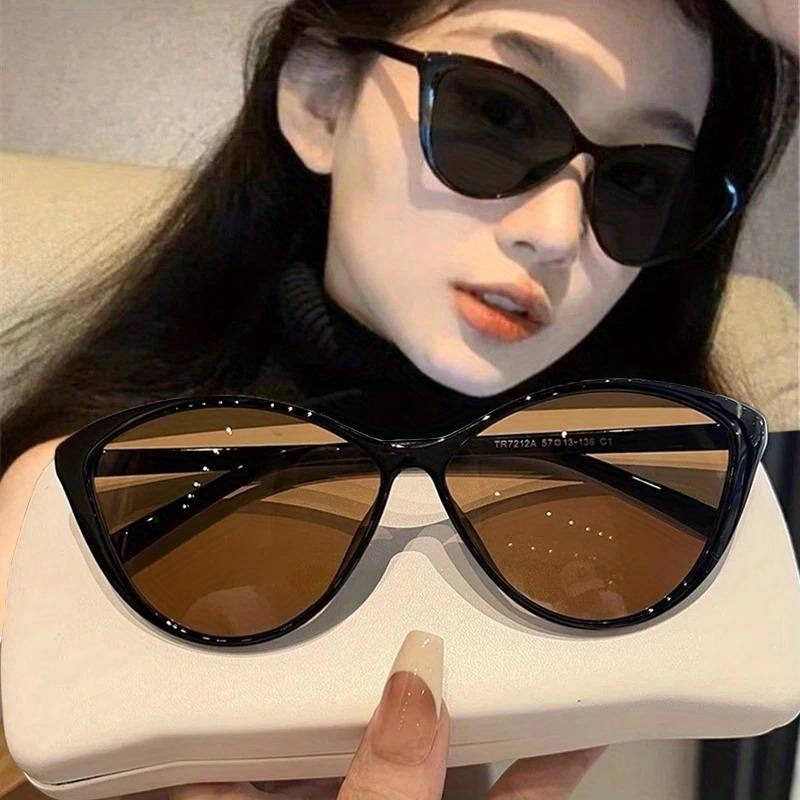 Street Fashion Vintage - 1Pc Retro Frame Cat Eye Sunglasses