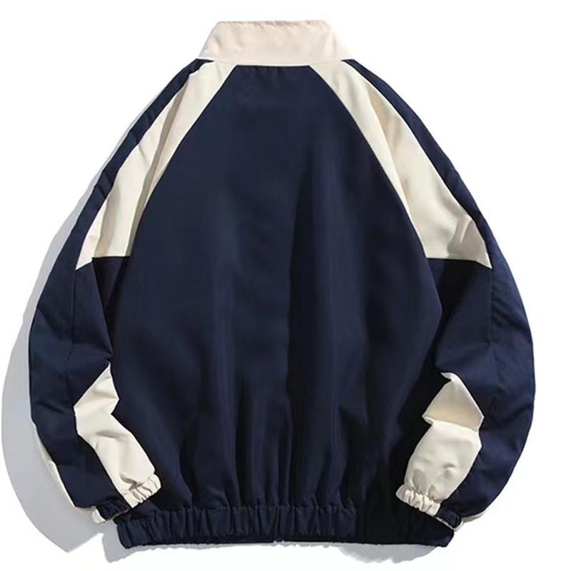 Men High Street Patchwork Colo - Street Fashion Of Japan 评论和价格