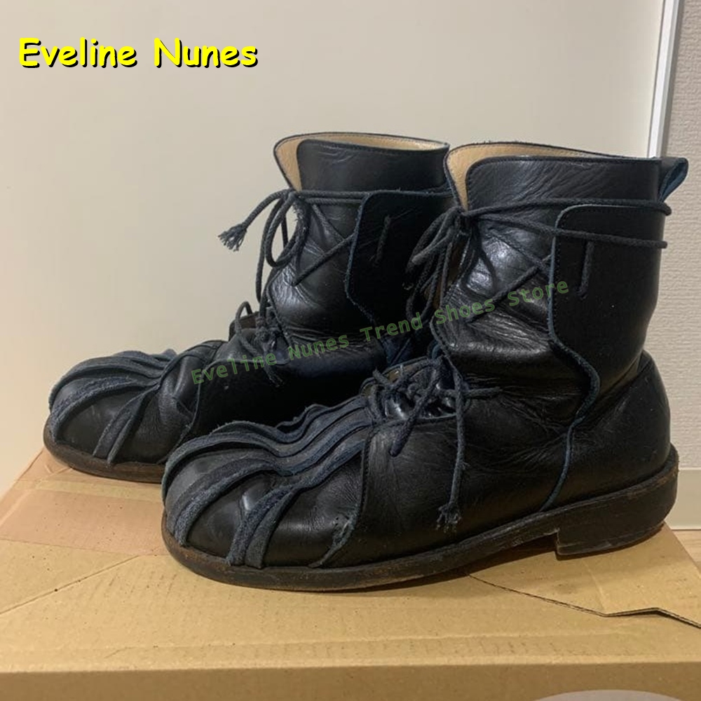 Women Vintage Ankle Boots Blac - Street Fashion Vintage 评论和价格