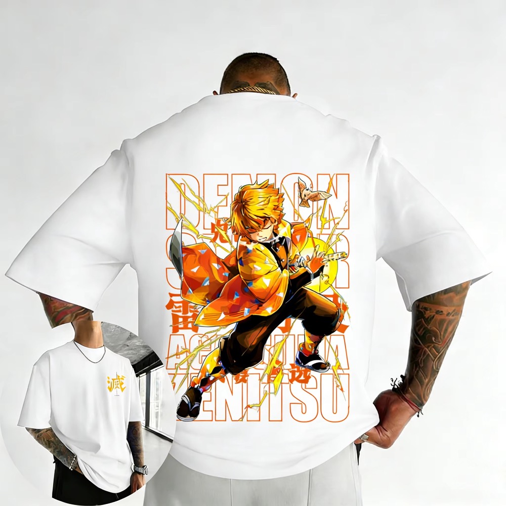 Plus Size Demon Slayer Summer  - Street Fashion Of Japan 评论和价格