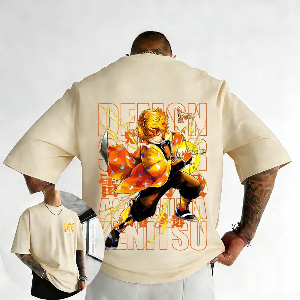 Plus Size Demon Slayer Summer  - Street Fashion Of Japan 评论和价格