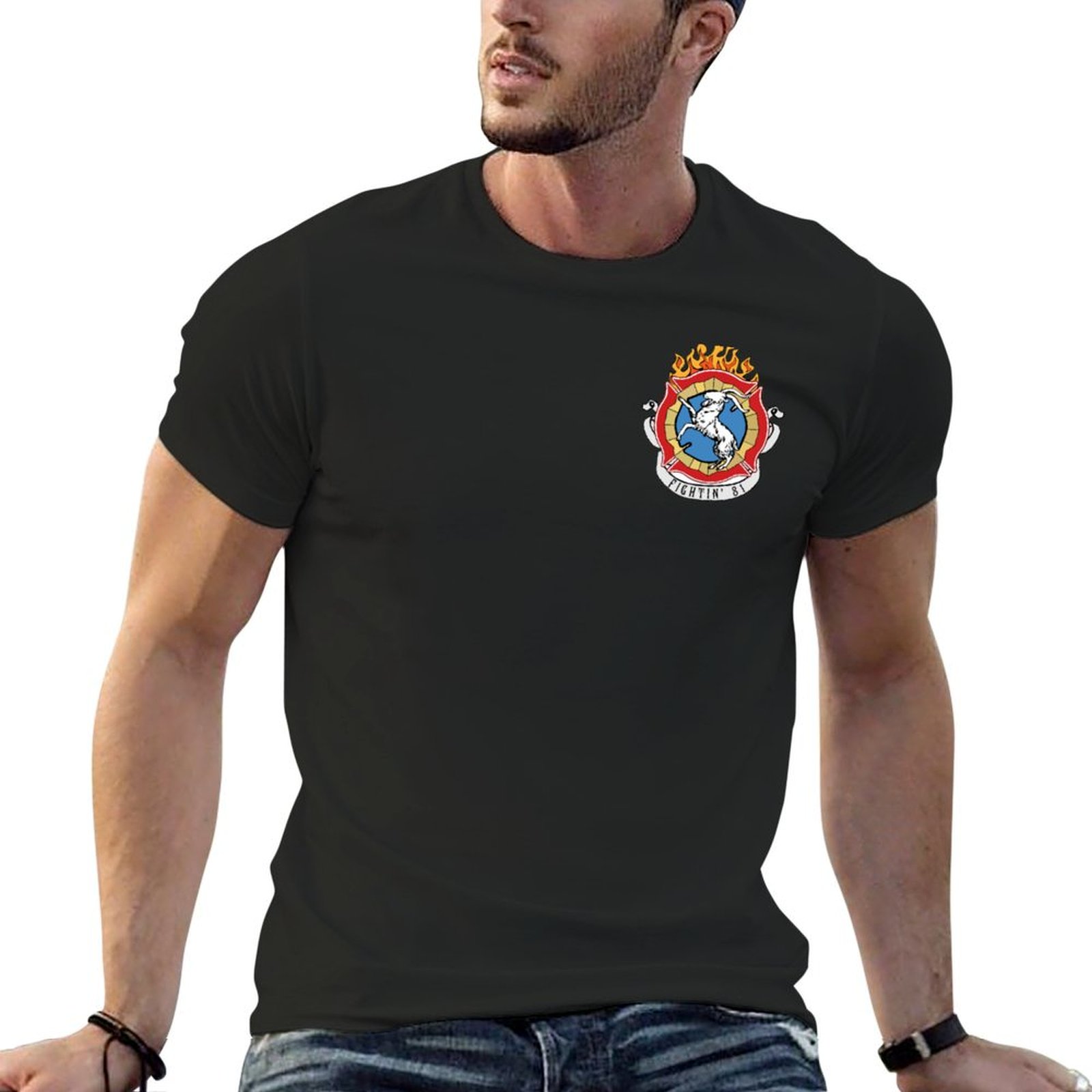 CHICAGO FIRE - TRUCK 81 - LOGO - Street Fashion Chicago 评论和价格