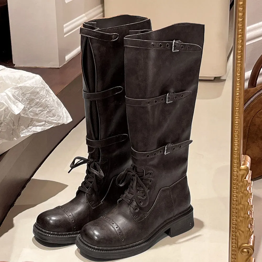 Women's Knee High Boots Vintag - Street Fashion Vintage 评论和价格