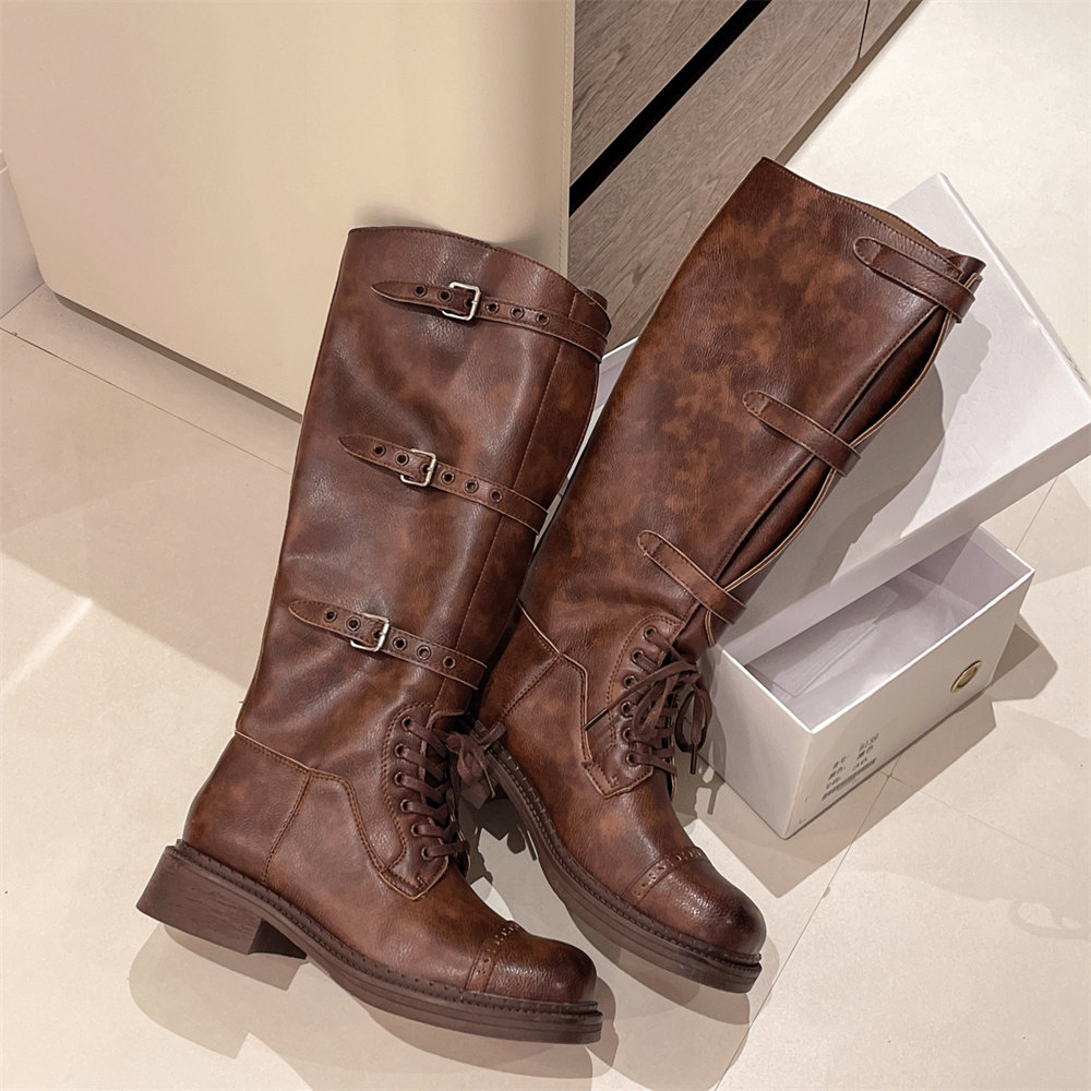 Women's Knee High Boots Vintag - Street Fashion Vintage 评论和价格