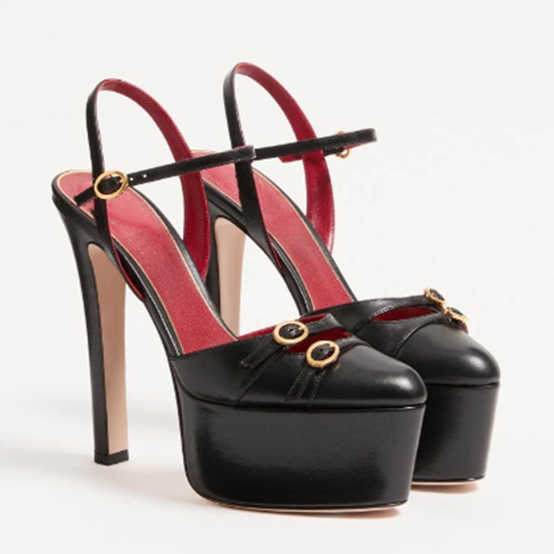 French Style Luxury High-Heele - French Street Fashion 评论和价格