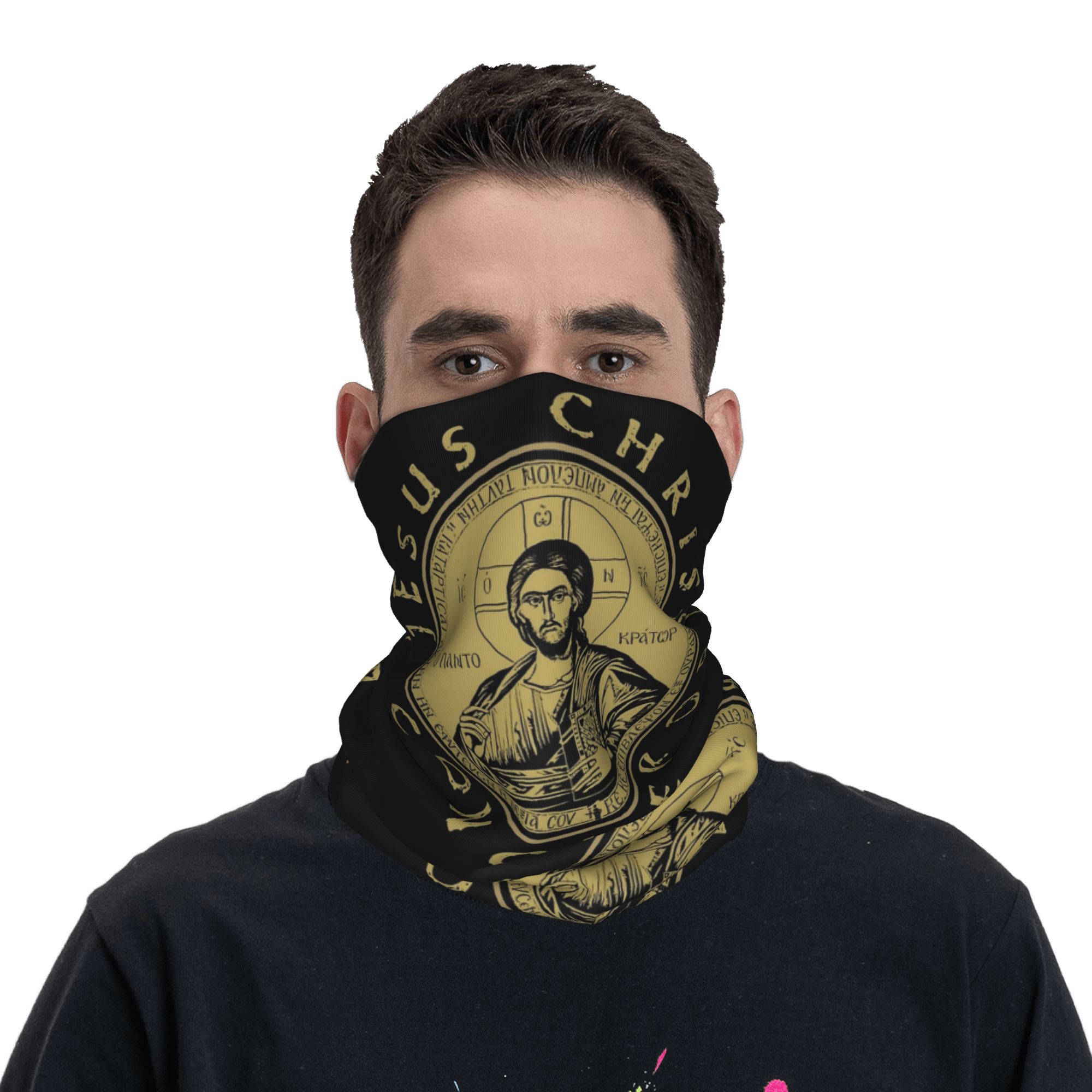 Jesus Christ Orthodox Bandana  - Balaclava Face Mask 评论和价格