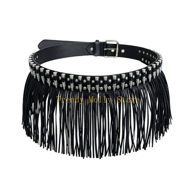 N5KB Edgy PU Leather Waist Bel - Street Fashion Reference 评论和价格