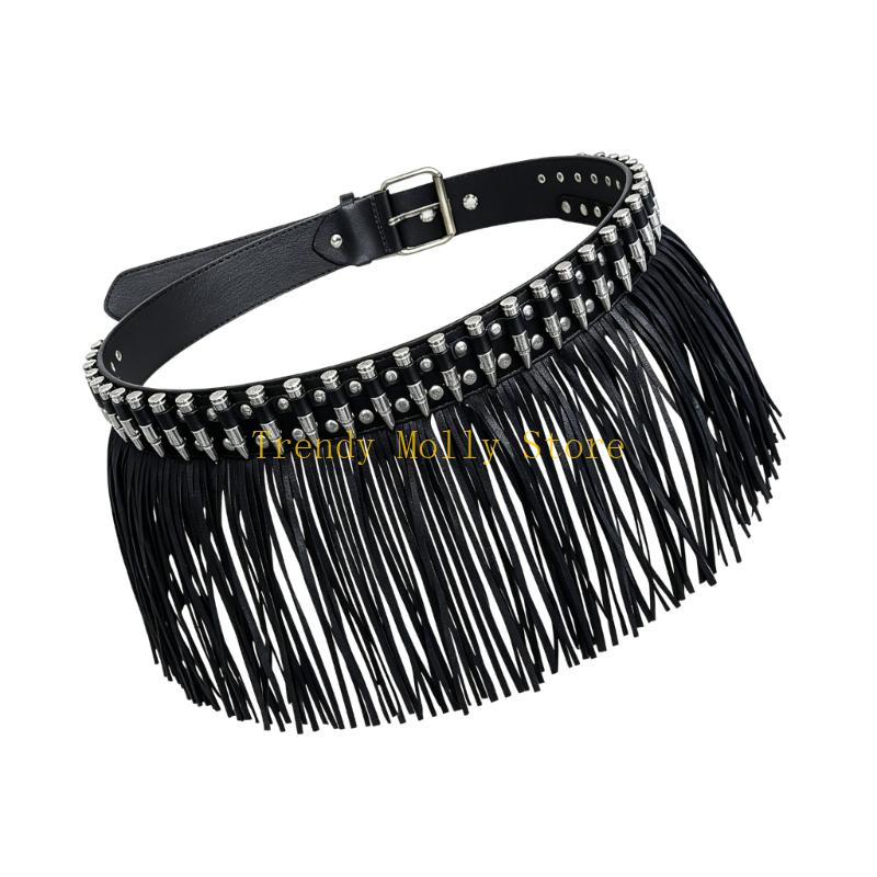 N5KB Edgy PU Leather Waist Bel - Street Fashion Reference 评论和价格