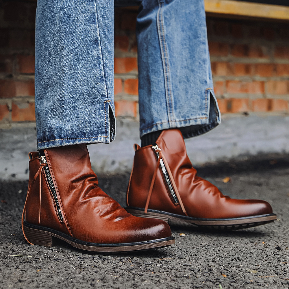2026 Men's Genuine Leather Vin - Street Fashion Vintage 评论和价格