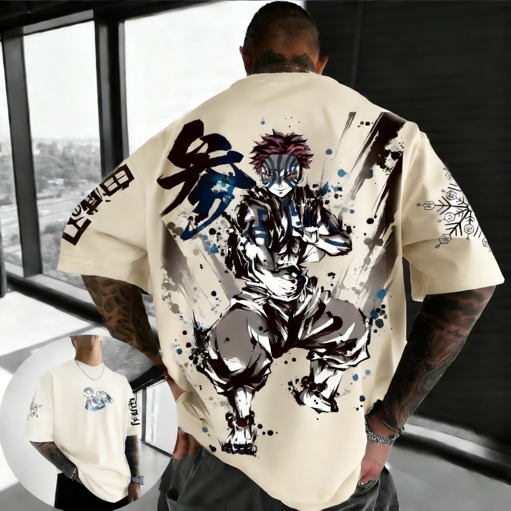 Summer Plus Size Demon Slayer  - Street Fashion Of Japan 评论和价格
