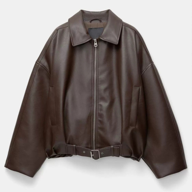GG Fashion Leather Jacket Wome - Street Fashion Co 评论和价格