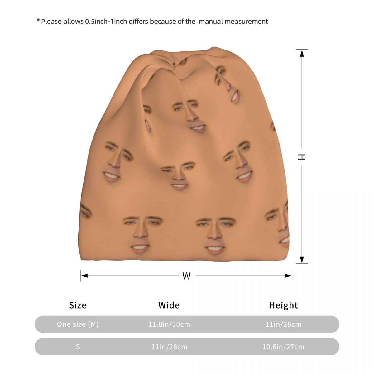 Nicolas Cage Full Face Bandana - Balaclava Face Mask 评论和价格