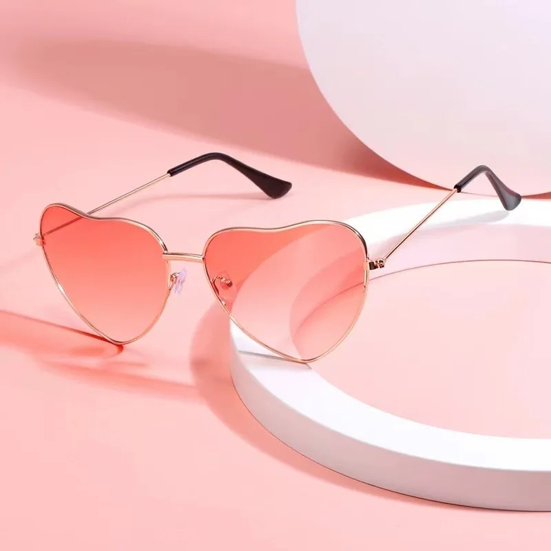 Fashion Heart Shaped Metal Sun - Street Fashion Vintage 评论和价格