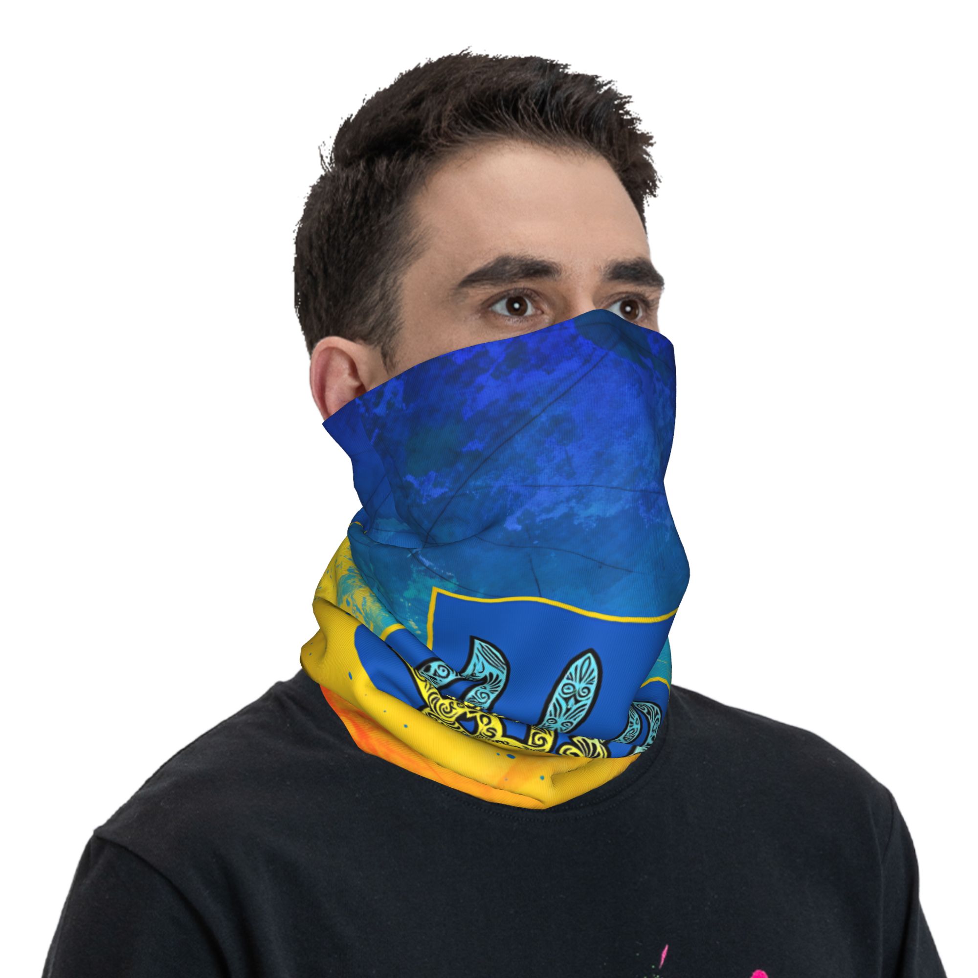 Ukrainian Tricolor Emblem Bala - Balaclava Face Mask 评论和价格
