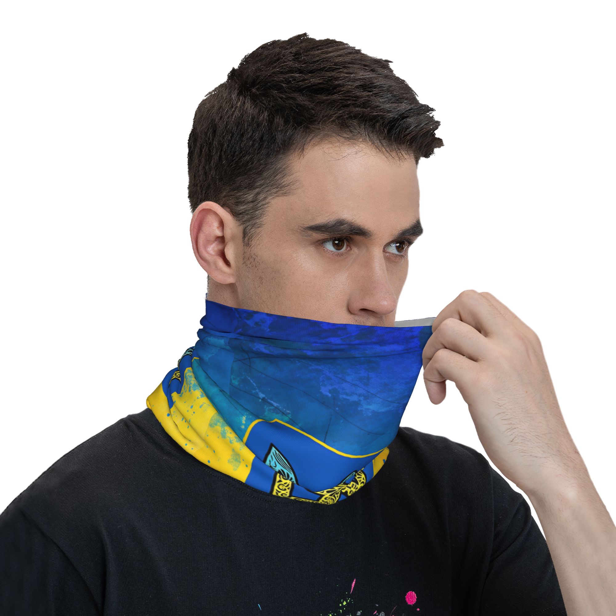 Ukrainian Tricolor Emblem Bala - Balaclava Face Mask 评论和价格