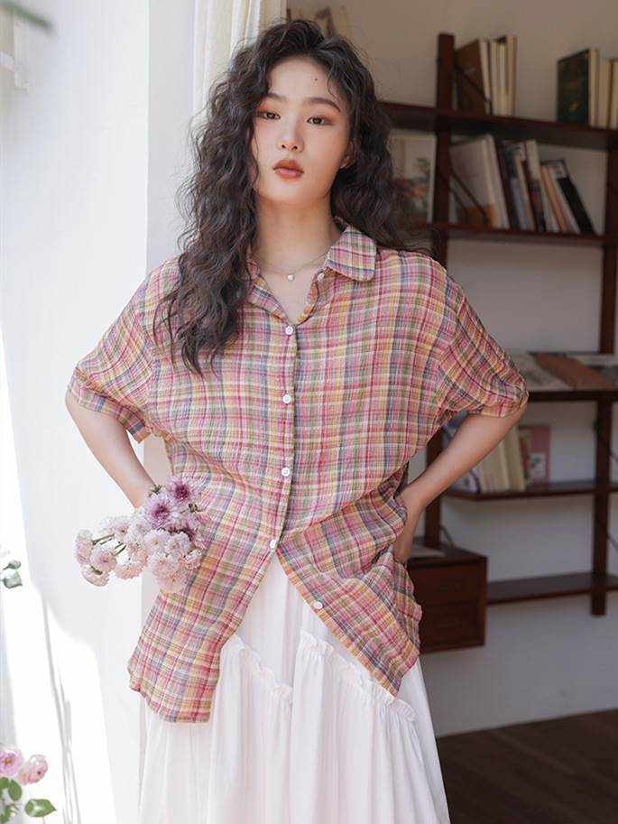 Summer New Women Turn-down Col - Street Fashion Vintage 评论和价格