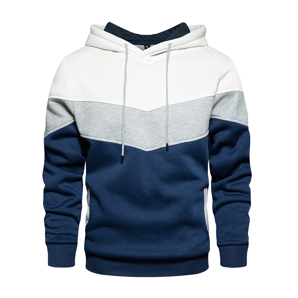 2025 New Men's Patchwork Hoodi - Street Fashion Fall 2025 评论和价格