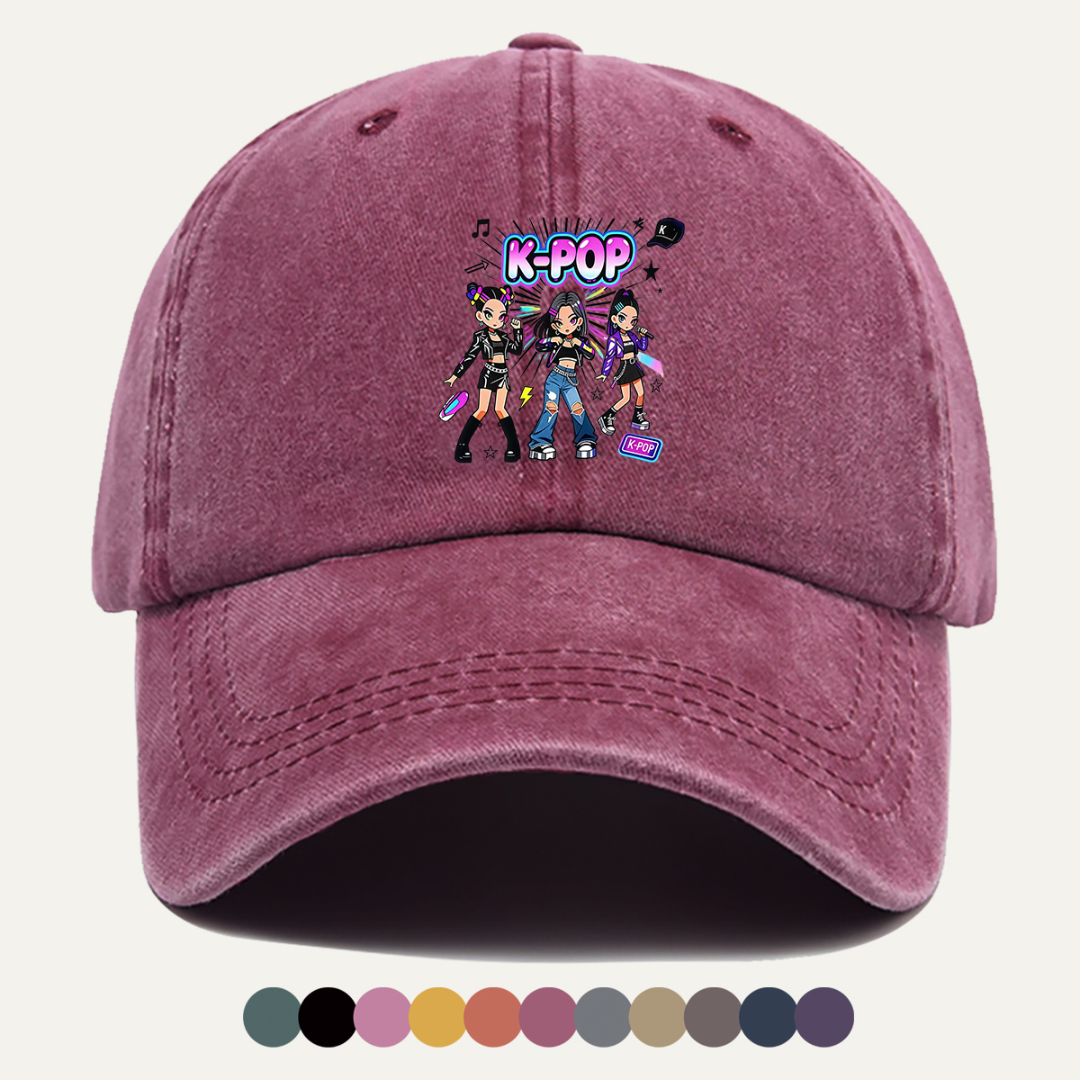 1pc K-POP Trendy Group Printed - Street Fashion Co 评论和价格