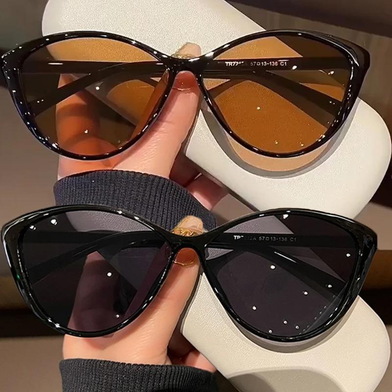 1Pc Retro Frame Cat Eye Sungla - Street Fashion Vintage 评论和价格